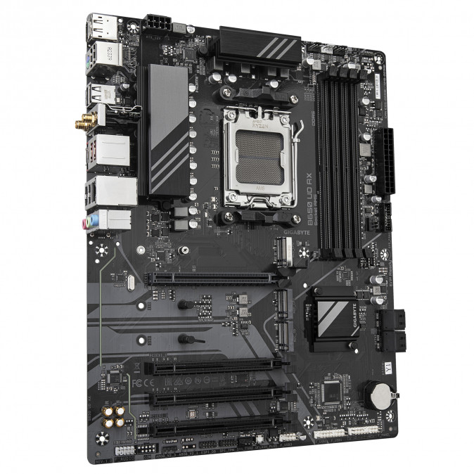 GIGABYTE Alaplap AM5 B650 UD AX AMD B650, ATX PC