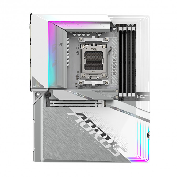 GIGABYTE Alaplap AM5 B650E AORUS STEALTH ICE AMD B650, ATX PC