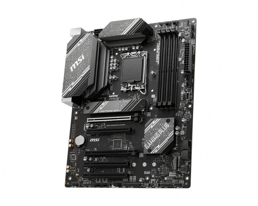 MSI Alaplap S1700 B760 GAMING PLUS WIFI Intel B760, ATX PC