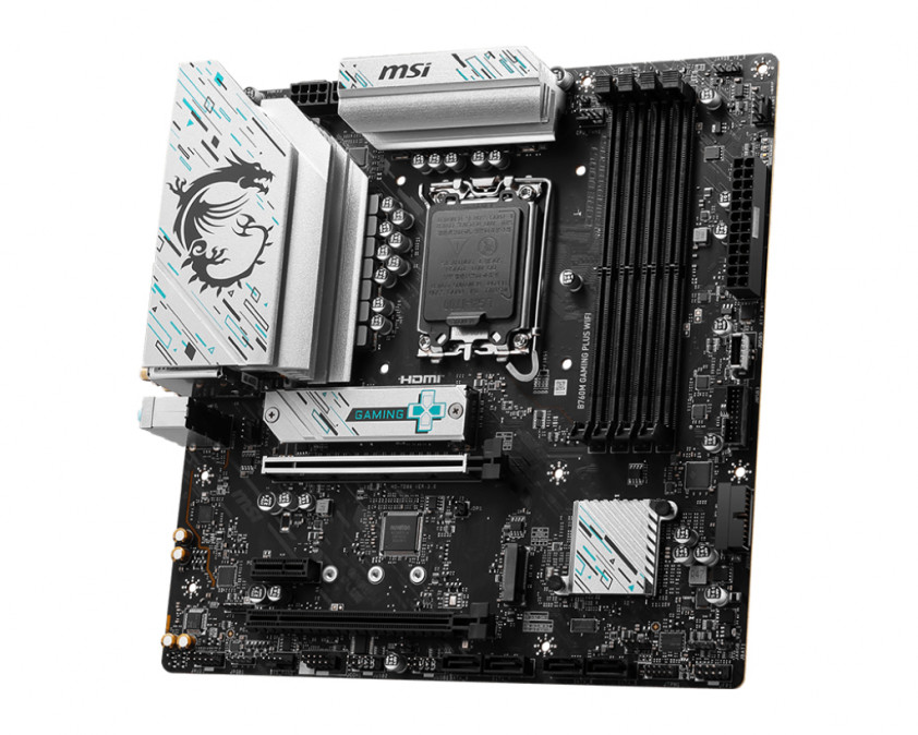 MSI Alaplap S1700 B760M GAMING PLUS WIFI Intel B760, mATX PC