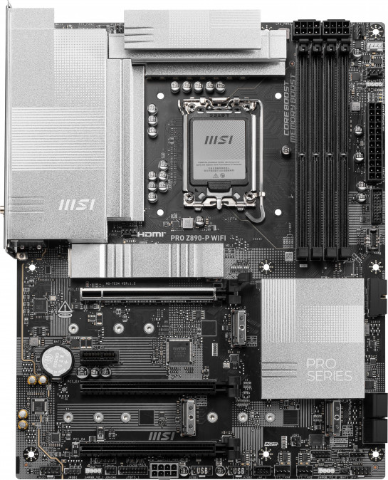 MSI Alaplap S1851 PRO Z890-P WIFI Intel Z890, ATX PC