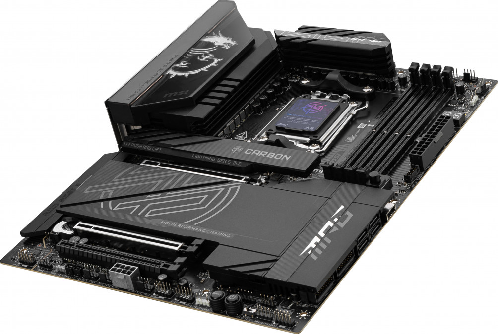 MSI Alaplap AM5 MPG X870E CARBON WIFI AMD X870, ATX PC