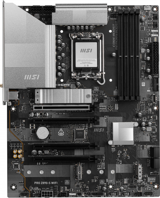 MSI Alaplap S1851 PRO Z890-S WIFI Intel Z890, ATX PC
