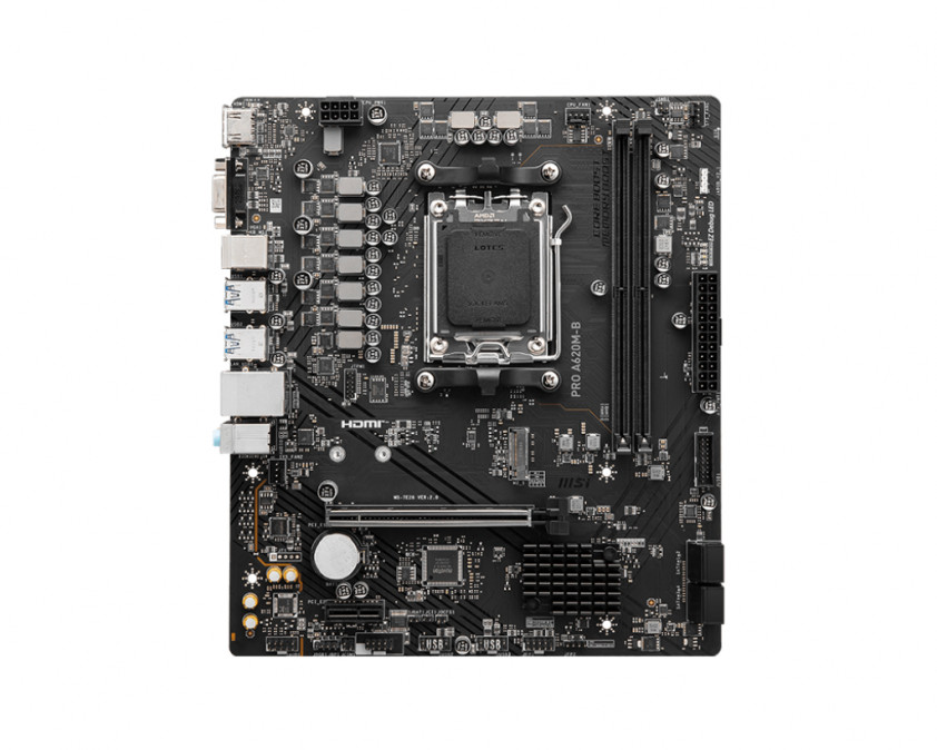 MSI Alaplap AM5 PRO A620M-B AMD A620, mATX PC