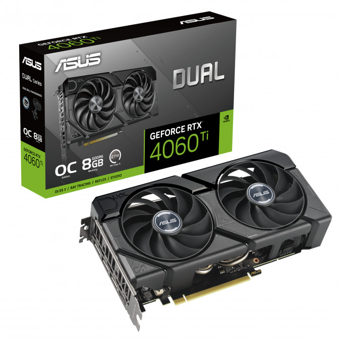 ASUS Videokártya PCI-Ex16x nVIDIA RTX 4060 Ti 8GB DDR6 OC PC