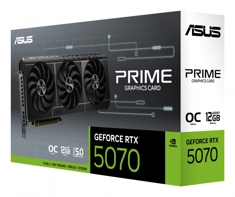 ASUS Videokártya PCI-Ex16x nVIDIA RTX 5070 12GB DDR7 OC PC
