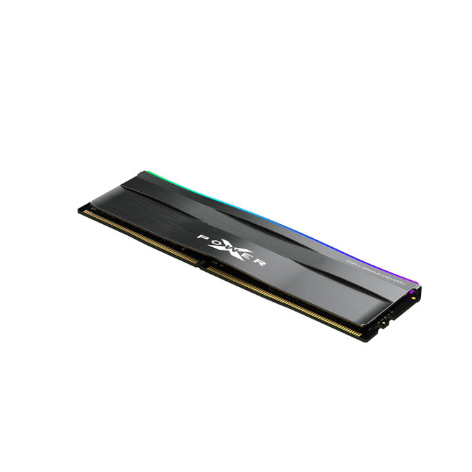 Silicon Power Zenith RGB 16GB 3200MT/s DDR4 memória fekete RGB PC