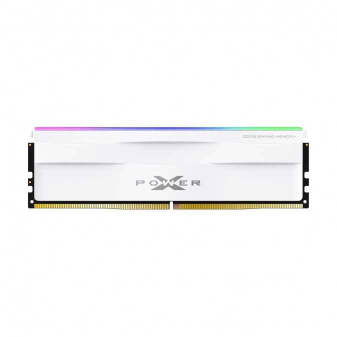 Silicon Power XPOWER Zenith RGB 32GB 6000MT/s DDR5 memória CL40 Kit of 2 fehér RGB PC