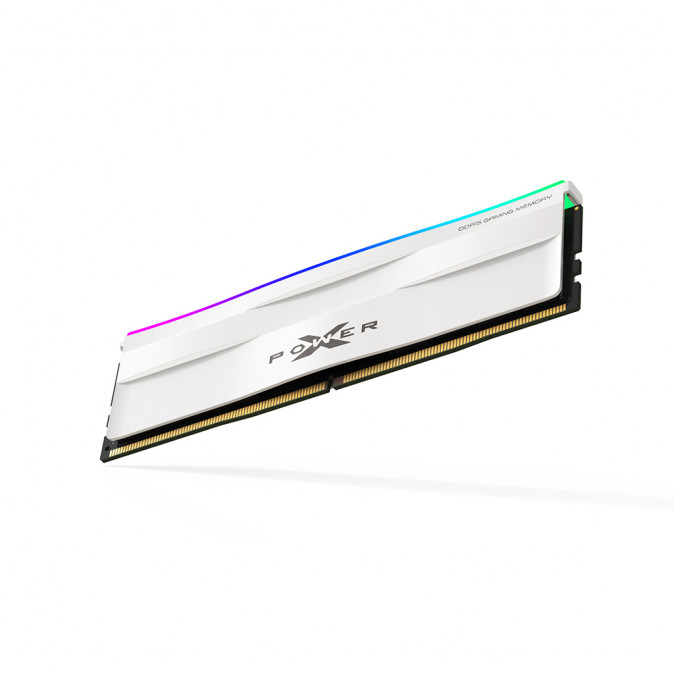 Silicon Power XPOWER Zenith RGB 32GB 6000MT/s DDR5 memória CL40 Kit of 2 fehér RGB PC