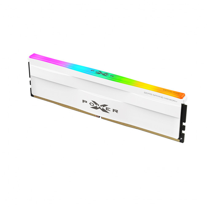 Silicon Power XPOWER Zenith RGB 32GB 6000MT/s DDR5 memória CL40 Kit of 2 fehér RGB PC