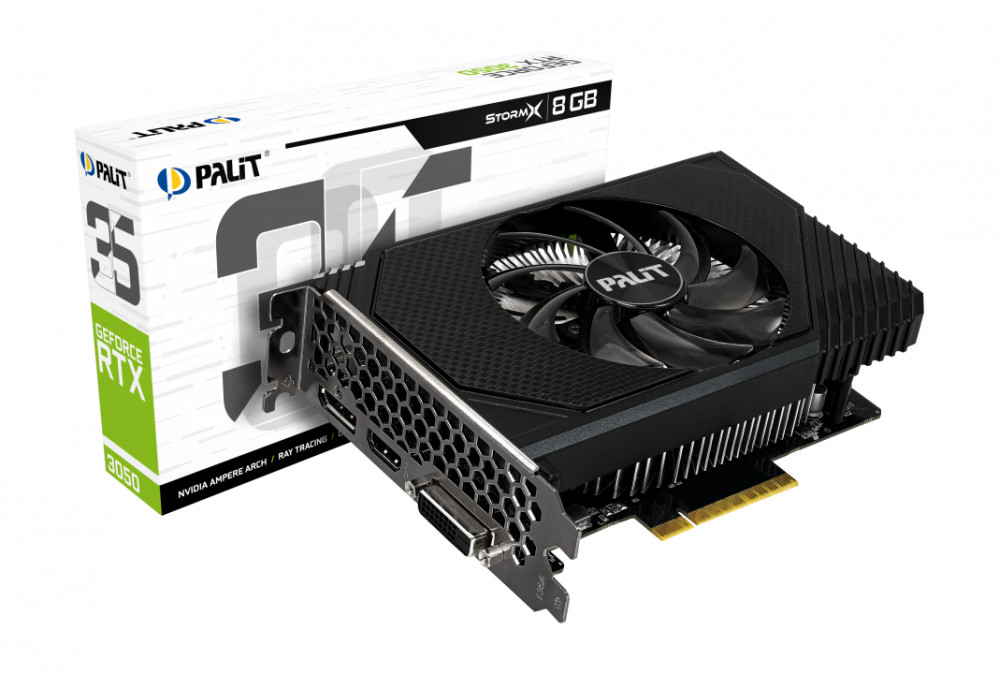 Palit GeForce RTX 3050 StormX 8GB GDDR6 128-bit grafikus kártya PC