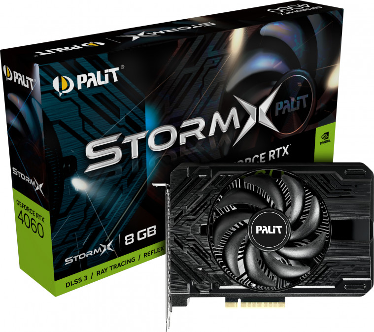 Palit GeForce RTX 4060 StormX 8GB GDDR6 128-bit grafikus kártya PC