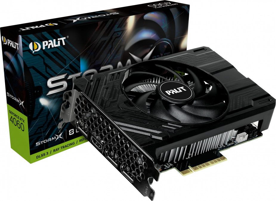 Palit GeForce RTX 4060 StormX 8GB GDDR6 128-bit grafikus kártya PC
