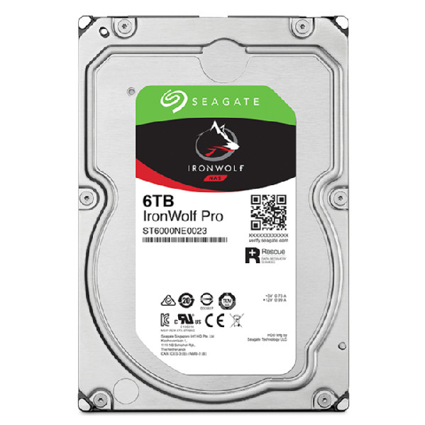 Seagate IronWolf Pro 6TB 7200rpm 256MB SATA3 3,5" HDD PC
