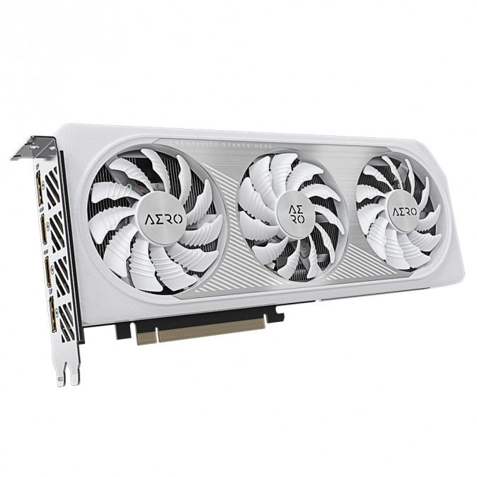 GIGABYTE Videokártya PCI-Ex16x nVIDIA RTX 4060 8GB DDR6 OC (GV-N4060AERO OC-8GD) PC