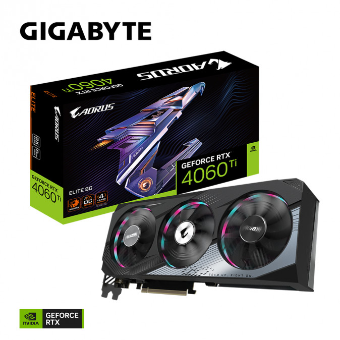 GIGABYTE Videokártya PCI-Ex16x nVIDIA RTX 4060 Ti 8GB DDR6 OC (GV-N406TAORUS E-8GD) PC