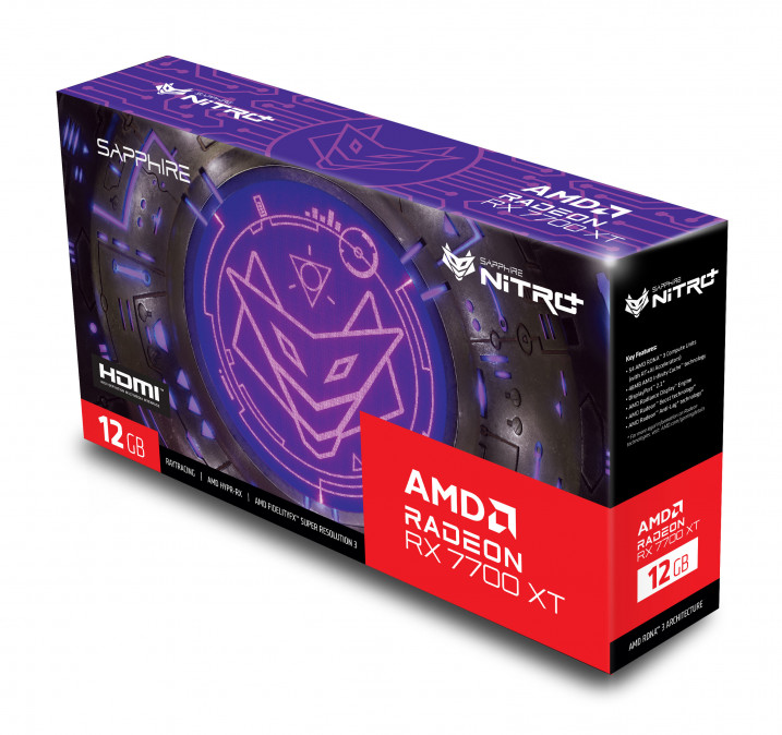 Sapphire Radeon RX7700XT 12GB DDR6 Nitro+ PC
