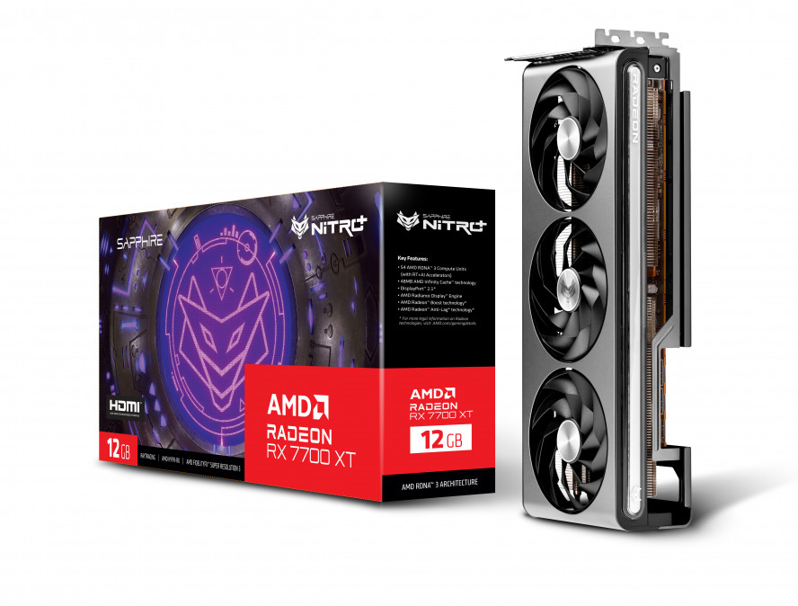 Sapphire Radeon RX7700XT 12GB DDR6 Nitro+ PC