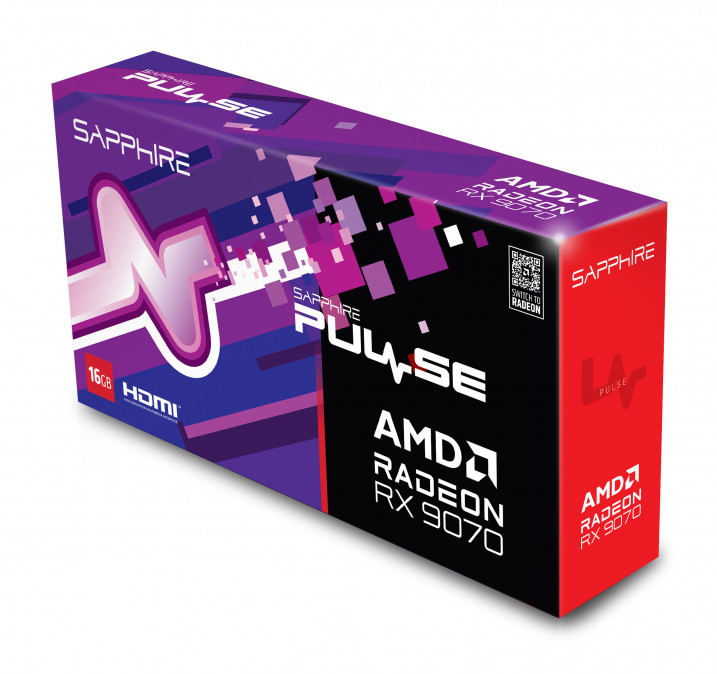 Sapphire Radeon RX9070 16GB DDR6 Pulse OC PC