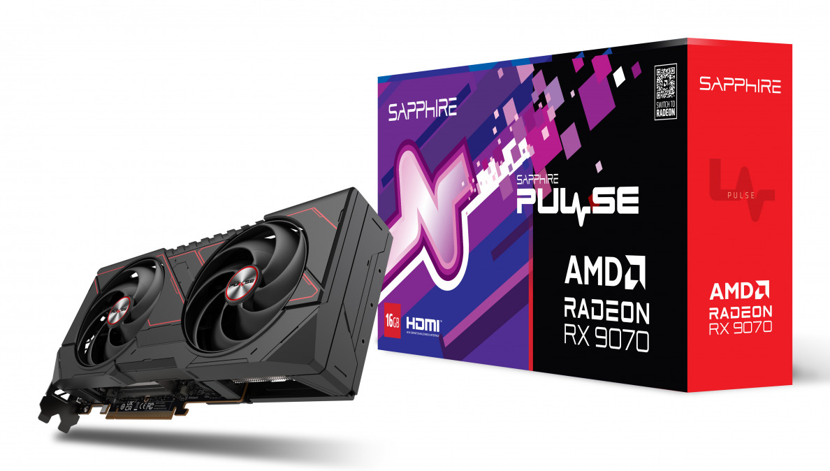 Sapphire Radeon RX9070 16GB DDR6 Pulse OC PC