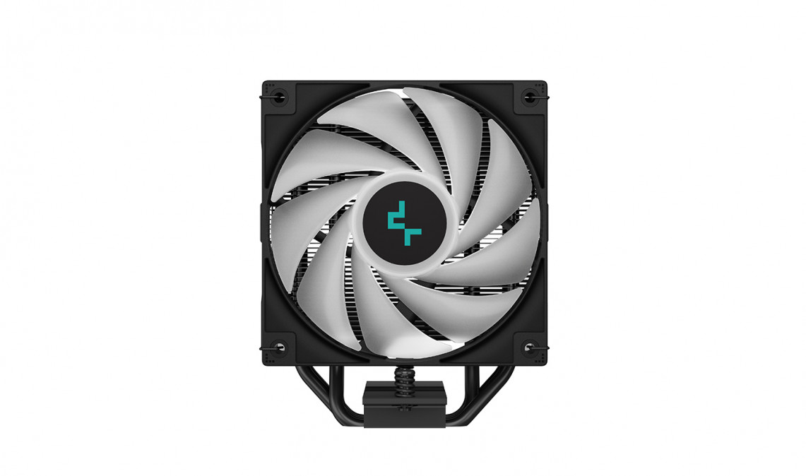 DeepCool CPU Cooler - AG400 BK ARGB (31,6 dB; max, 128,93 m3/h; 4pin csatlakozó, 4 db heatpipe, 12cm, PWM) PC