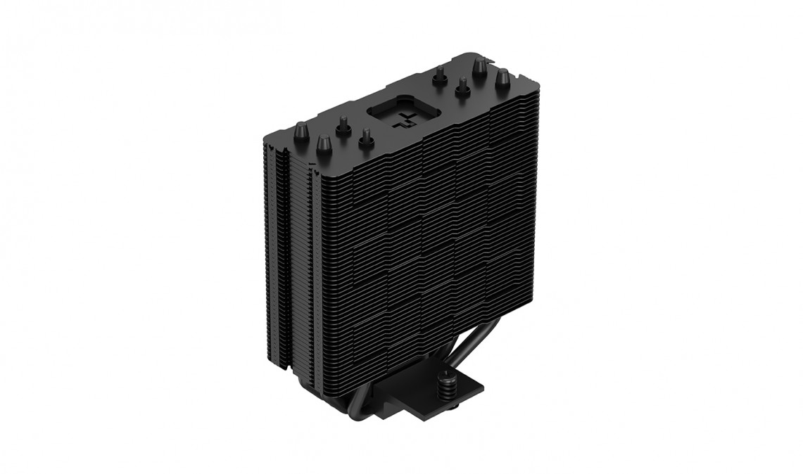 DeepCool CPU Cooler - AG400 BK ARGB (31,6 dB; max, 128,93 m3/h; 4pin csatlakozó, 4 db heatpipe, 12cm, PWM) PC