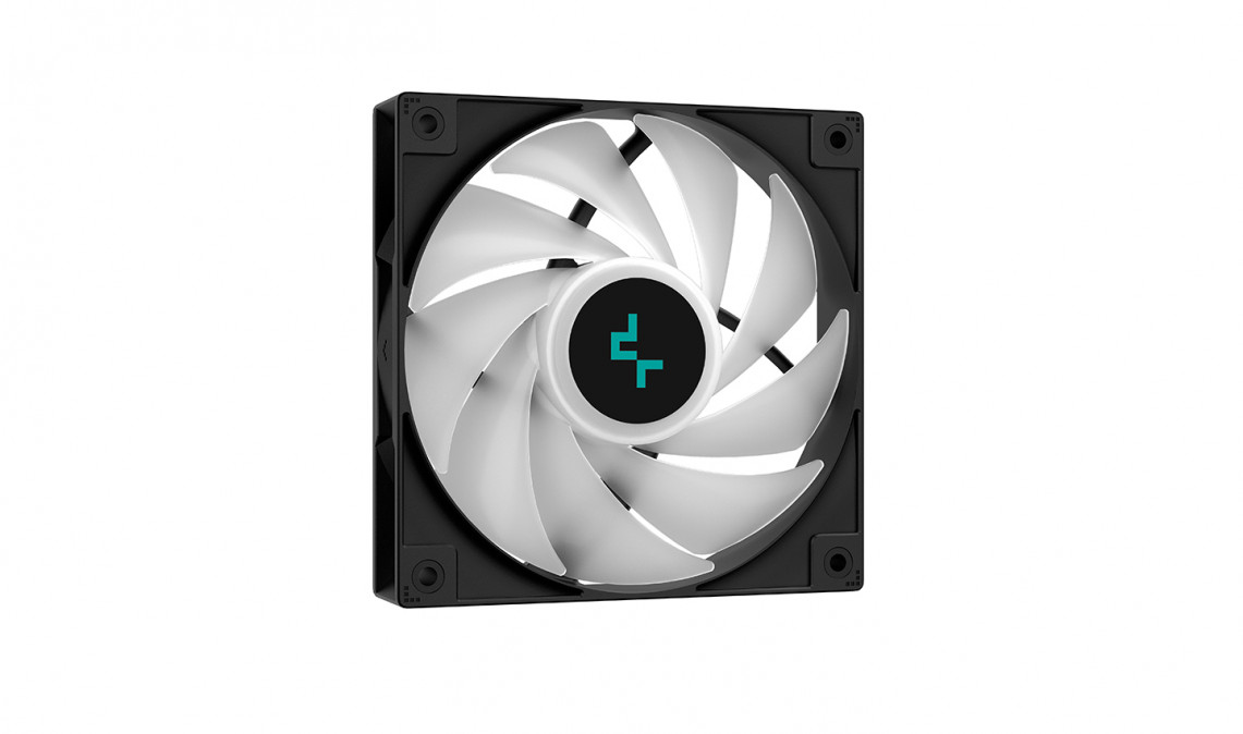 DeepCool CPU Cooler - AG400 BK ARGB (31,6 dB; max, 128,93 m3/h; 4pin csatlakozó, 4 db heatpipe, 12cm, PWM) PC