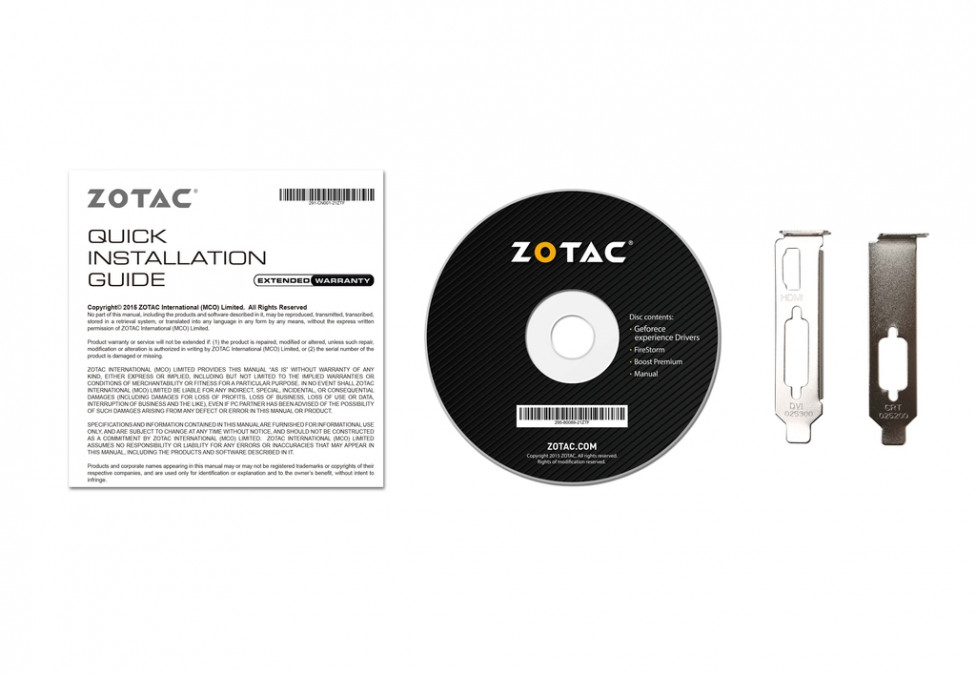 Zotac GeForce GT710 2GB DDR3 PC