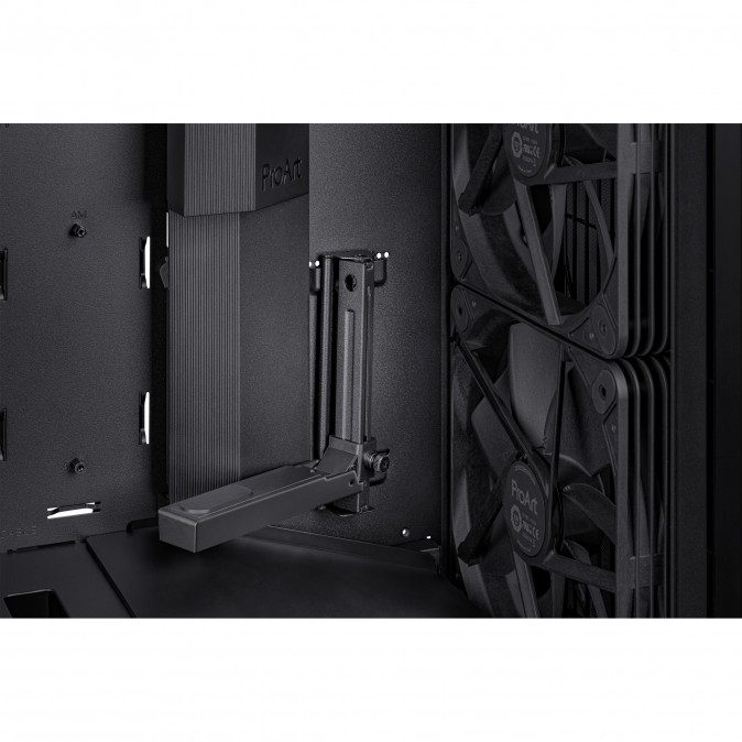 Asus ProArt PA602 TG ARGB BLACK táp nélküli ablakos Mid Tower számítógépház fekete PC