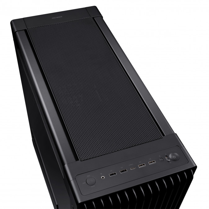 Asus ProArt PA602 TG ARGB BLACK táp nélküli ablakos Mid Tower számítógépház fekete PC