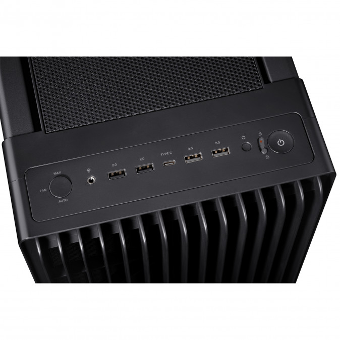 Asus ProArt PA602 TG ARGB BLACK táp nélküli ablakos Mid Tower számítógépház fekete PC