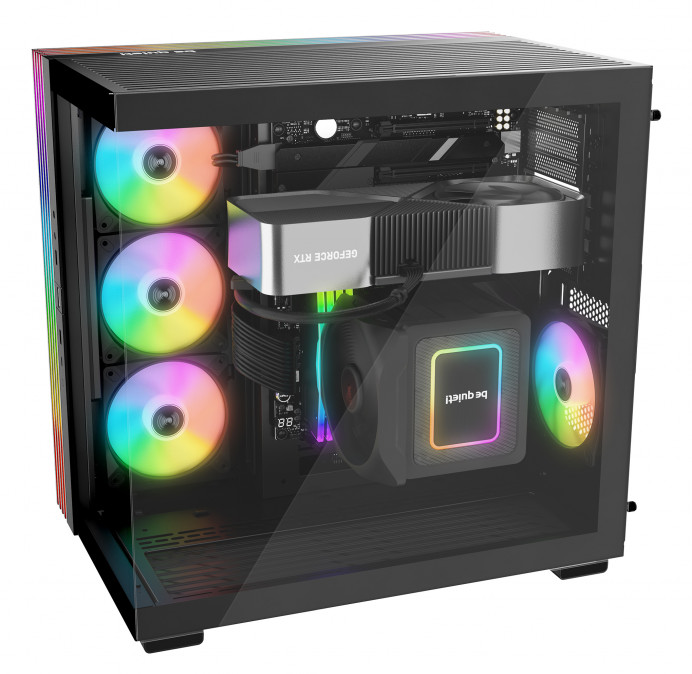 BE QUIET! Ház Midi ATX Light Base 600 LX Tápegység nélkül, Fekete PC