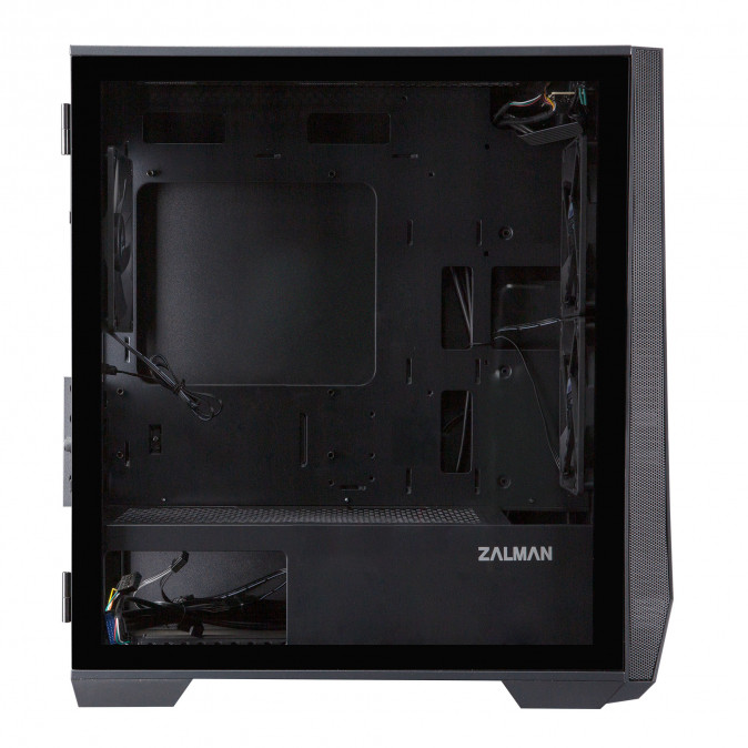 Zalman Z1 Iceberg Black táp nélküli ablakos Mid Tower számítógépház fekete PC