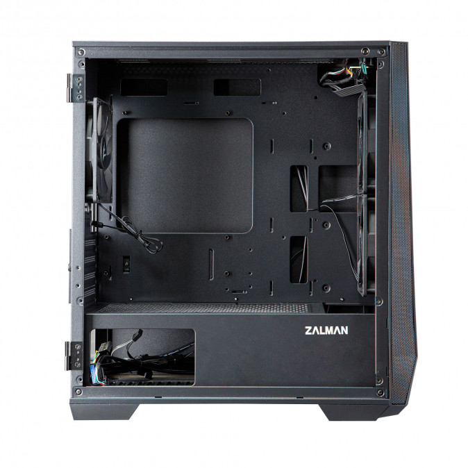 Zalman Z1 Iceberg Black táp nélküli ablakos Mid Tower számítógépház fekete PC