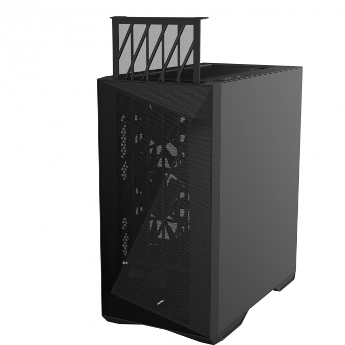 Zalman Z9 Iceberg MS táp nélküli ablakos Full Tower számítógépház fekete PC