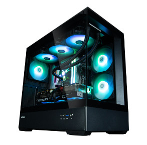 Zalman P30 BLACK táp nélküli ablakos MT Mini Tower számítógépház fekete PC