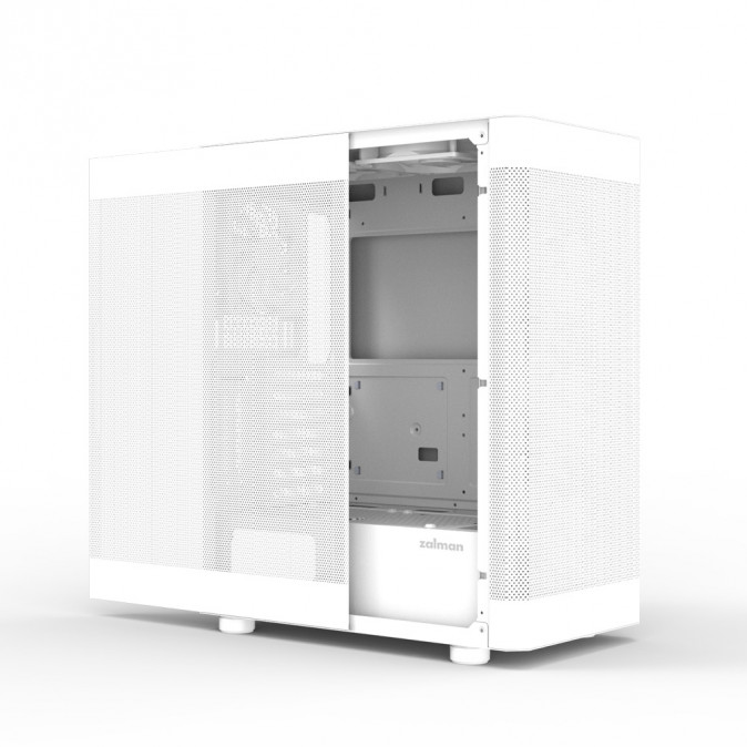 Zalman i4 táp nélküli Mid Tower számítógépház fehér PC