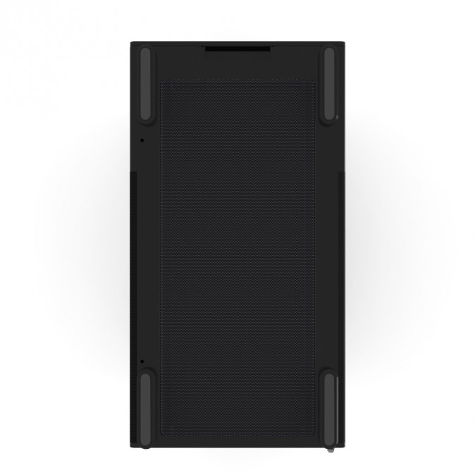 Zalman P10 BLACK táp nélküli ablakos MT Mini Tower számítógépház fekete PC