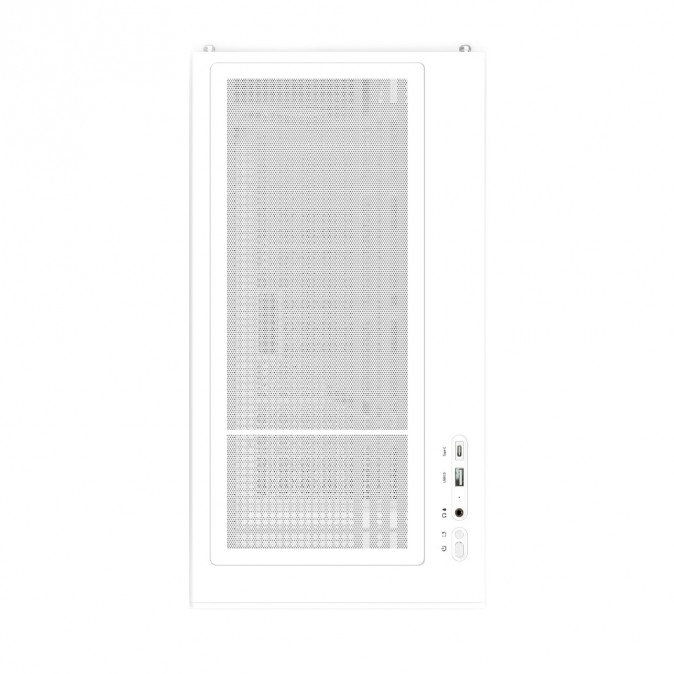 Zalman P10 WHITE táp nélküli ablakos MT Mini Tower számítógépház fehér PC