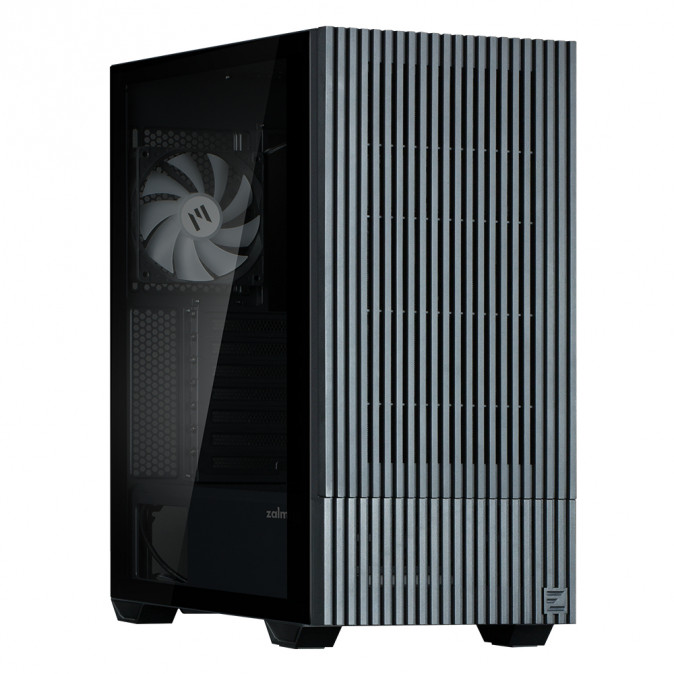 Zalman Z10 DS BLACK táp nélküli ablakos Mid Tower számítógépház fekete PC