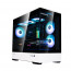 Zalman P30 BW táp nélküli ablakos MT Mini Tower számítógépház fekete-fehér thumbnail