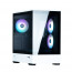 Zalman P30 BW táp nélküli ablakos MT Mini Tower számítógépház fekete-fehér thumbnail