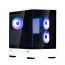 Zalman P30 BW táp nélküli ablakos MT Mini Tower számítógépház fekete-fehér thumbnail