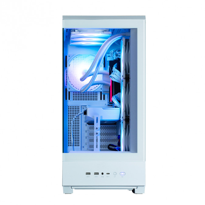 Zalman P50 DS táp nélküli ablakos Mid Tower számítógépház fehér PC