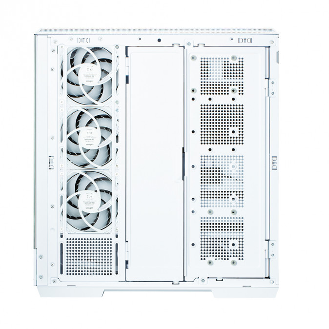 Zalman P50 DS táp nélküli ablakos Mid Tower számítógépház fehér PC