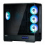 Zalman P50 DS táp nélküli ablakos Mid Tower számítógépház fekete thumbnail