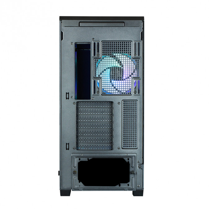 Zalman P50 DS táp nélküli ablakos Mid Tower számítógépház fekete PC