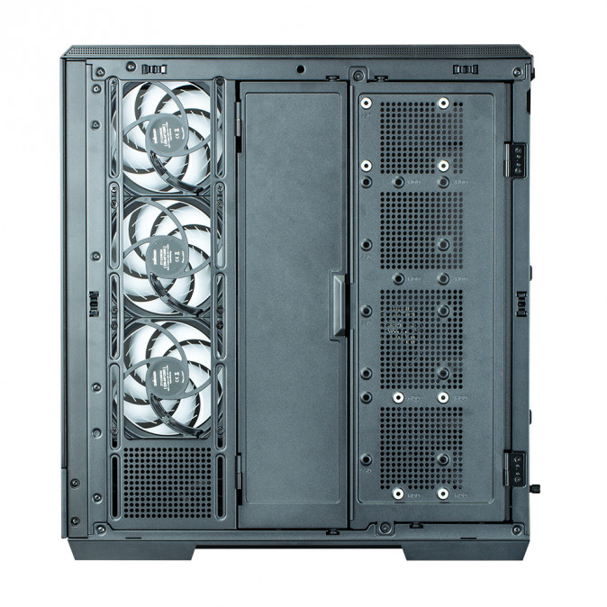 Zalman P50 DS táp nélküli ablakos Mid Tower számítógépház fekete PC