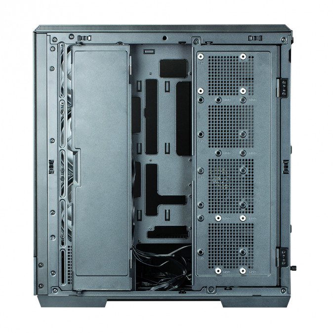 Zalman P50 DS táp nélküli ablakos Mid Tower számítógépház fekete PC
