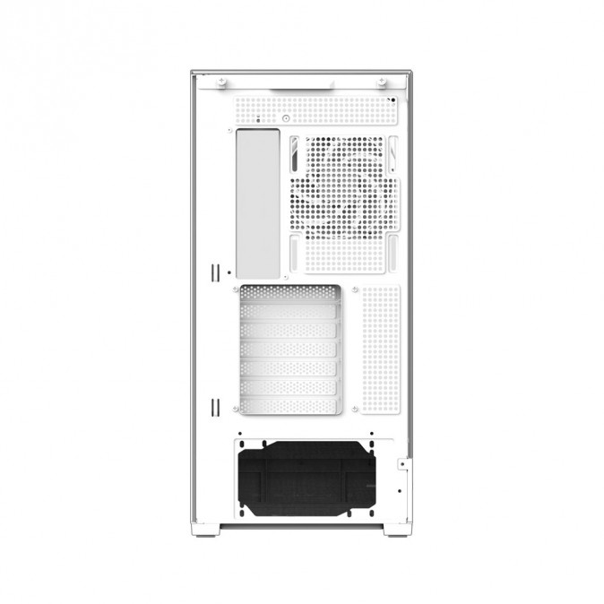 Zalman P40 Prism táp nélküli ablakos Mid Tower számítógépház fehér PC